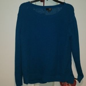 Turquoise blue sweater